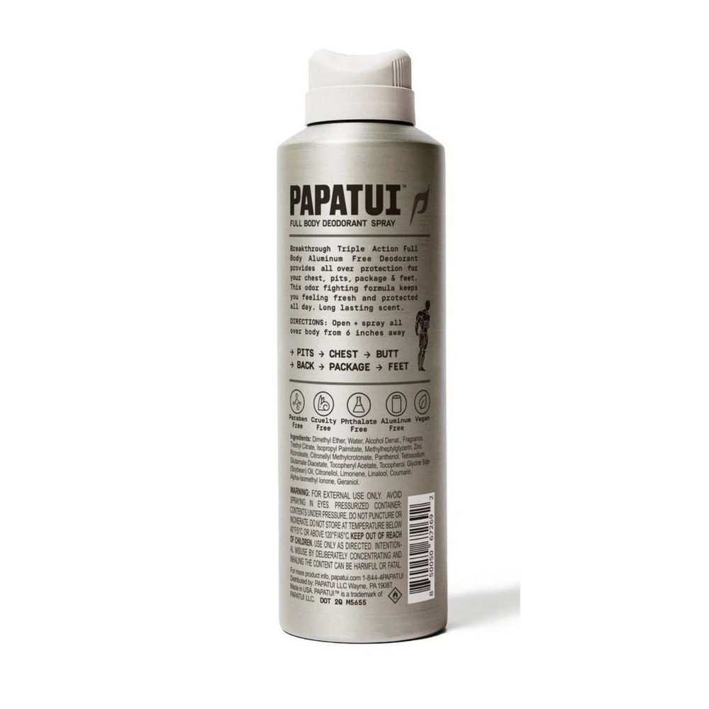 Papatui Men's Aluminum-Free Odor Protection Deodorant Spray - Cedar Sport - 5oz - Picture 8 of 8